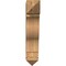 Ekena Millwork Funston Arts & Crafts Smooth Bracket, Western Red Cedar, 5 1/2"W x 20"D x 28"H BKT06X20X28FST03SWR - alternate 3